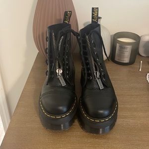 Dr. Marten zip up boots